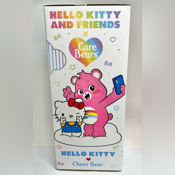 Hello Kitty x Care Bears Plush Set 2pk Hello Kitty & Cheer Bear - Picture 5 of 11